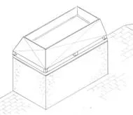 Chase cover and architectural enclosure diagram